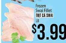 Hmart Frozen swai fillet offer