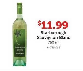 Fareway Starborough sauvignon blanc offer