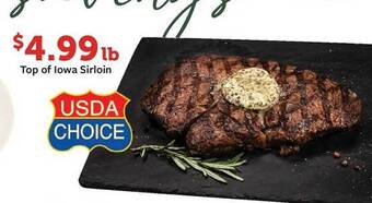 Fareway Top of iowa sirloin offer
