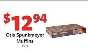 Fareway Otis spunkmeyer muffins offer