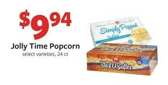 Fareway Jolly time popcorn offer