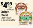 Pioneer Supermarkets Cacique cheese offer