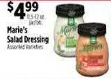 Pioneer Supermarkets Marie's salad dressing offer
