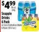 Pioneer Supermarkets Snapple drinks offer