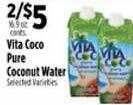 Pioneer Supermarkets Vita coco pure coconut water offer
