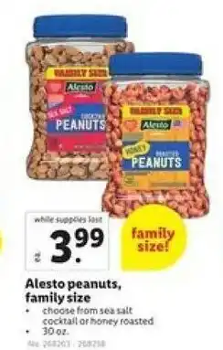 Lidl Alesto Peanuts Family Size 30 oz offer
