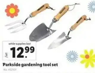 Lidl Parkside Gardening Tool Set offer