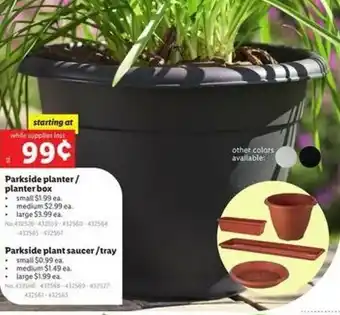 Lidl Parkside Planter / Planter Box offer