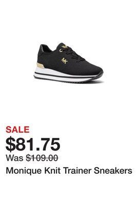 Belk Monique knit trainer sneakers offer