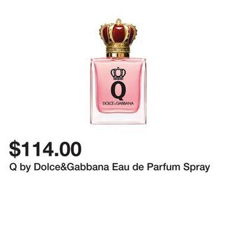 Belk Q by dolce&gabbana eau de parfum spray offer