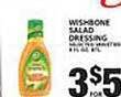 Pioneer Supermarkets Wishbone salad dressing offer