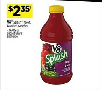 Dollar General V8 splash offer