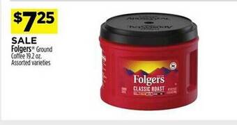 Dollar General Folgers ground coffee offer