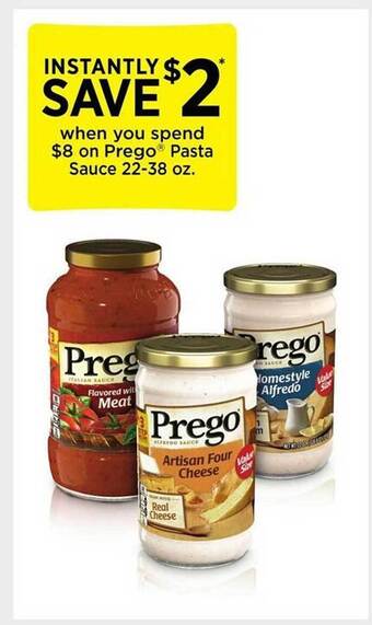 Dollar General Prego pasta sauce offer