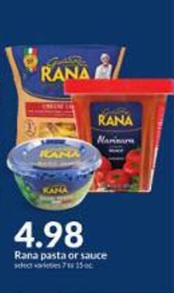 Hy-Vee Rana pasta or sauce offer