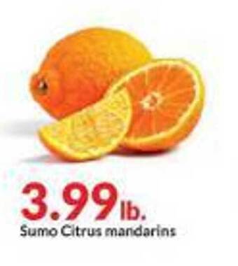 Hy-Vee Sumo citrus mandarins offer