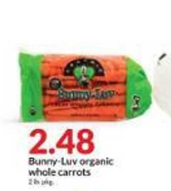 Hy-Vee Bunny-luv organic whole carrots offer