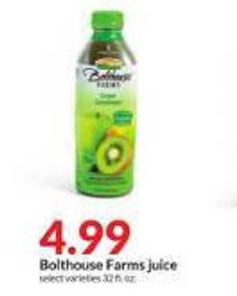 Hy-Vee Bolthouse farms juice offer