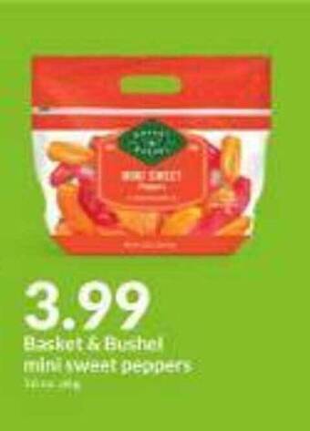 Hy-Vee Basket & bushel mini sweet peppers offer