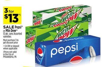 Dollar General Pepsi® or mtn dew® offer