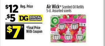 Dollar General Air wick® scented oil refills offer