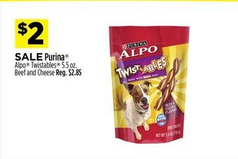 Dollar General Purina® alpo® twistables® beef and cheese offer