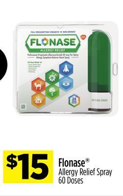 Dollar General Flonase® allergy relief spray offer