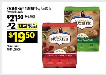 Dollar General Rachael ray® nutrish® dog food offer