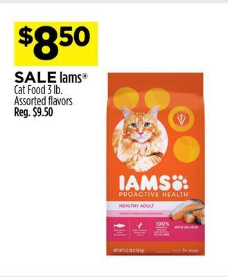 Dollar General Iams® cat food offer
