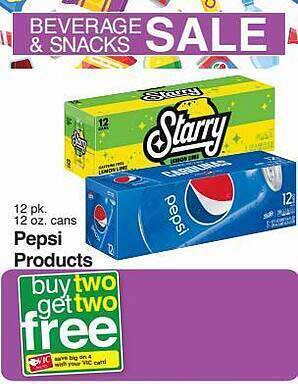 Harris Teeter Pepsi products offer
