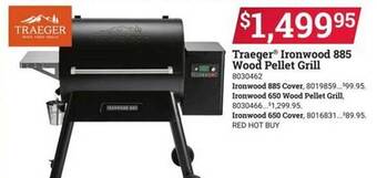 Ace Hardware Traeger ironwood 885 wood pellet grill offer