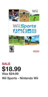 Game Stop Wii sports - nintendo wii offer