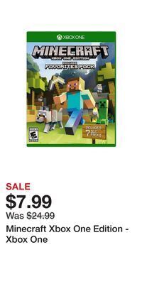 Game Stop Minecraft xbox one edition - xbox one offer