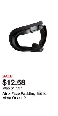 Game Stop Atrix face padding set for meta quest 2 offer