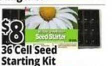 Ocean State Job Lot 36 cell seed starting kit offer