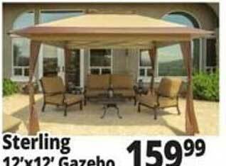 Ocean State Job Lot Sterling 12'x12' gazebo offer
