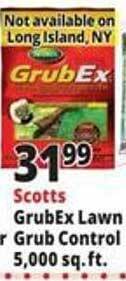 Ocean State Job Lot Scotts grubex lawn grub control offer