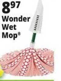 Ocean State Job Lot Wonder wet mop offer