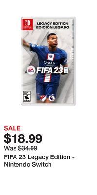 Game Stop Fifa 23 legacy edition - nintendo switch offer