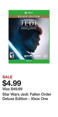Game Stop Star wars jedi: fallen order deluxe edition - xbox one offer