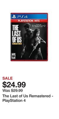 Game Stop The last of us remastered - playstation 4 offer