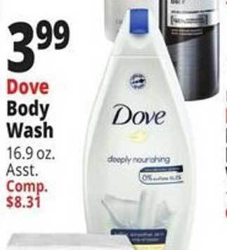Ocean State Job Lot Dove body wash offer