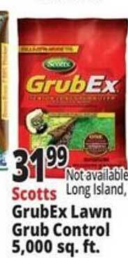 Ocean State Job Lot Scotts grubex lawn grub control 5,000 sq. ft. offer