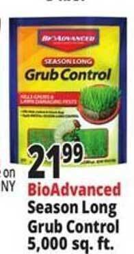 Ocean State Job Lot Bioadvanced season long grub control 5,000 sq. ft. offer