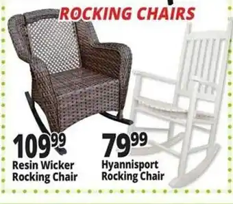 Ocean State Job Lot Resin wicker rocking chair hyannisport rocking chair offer