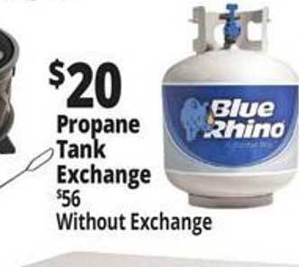 Ocean State Job Lot Propane tank exchange offer