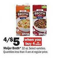 Meijer Meijer broth offer