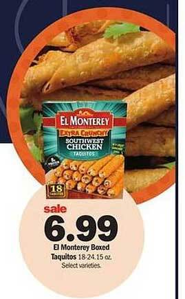 Meijer El monterey boxed taquitos offer