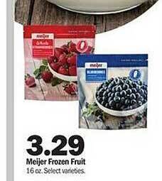 Meijer Meijer frozen fruit offer