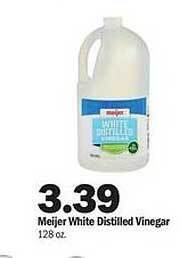 Meijer Meijer white distilled vinegar offer